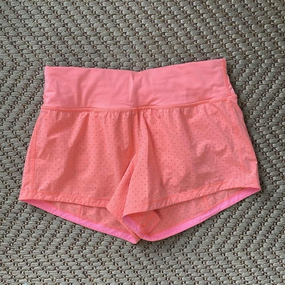 Lululemon - Athletic Workout Yoga Shorts - Pink - 4